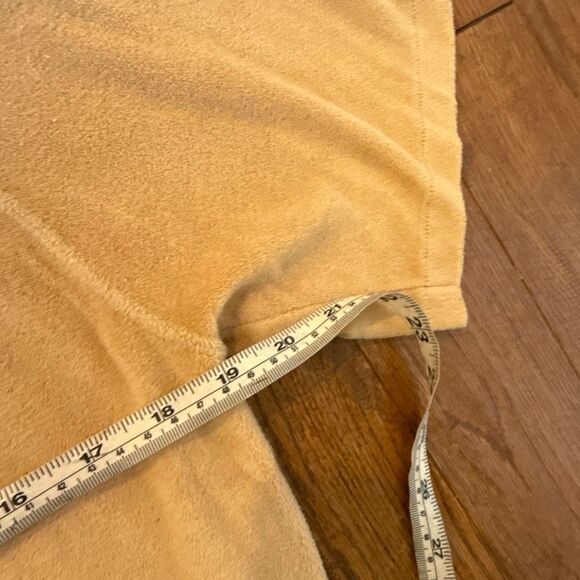 Vintage 70’s RARE Levi’s Velour tan collared polo shirt size Large - Picture 6 of 7